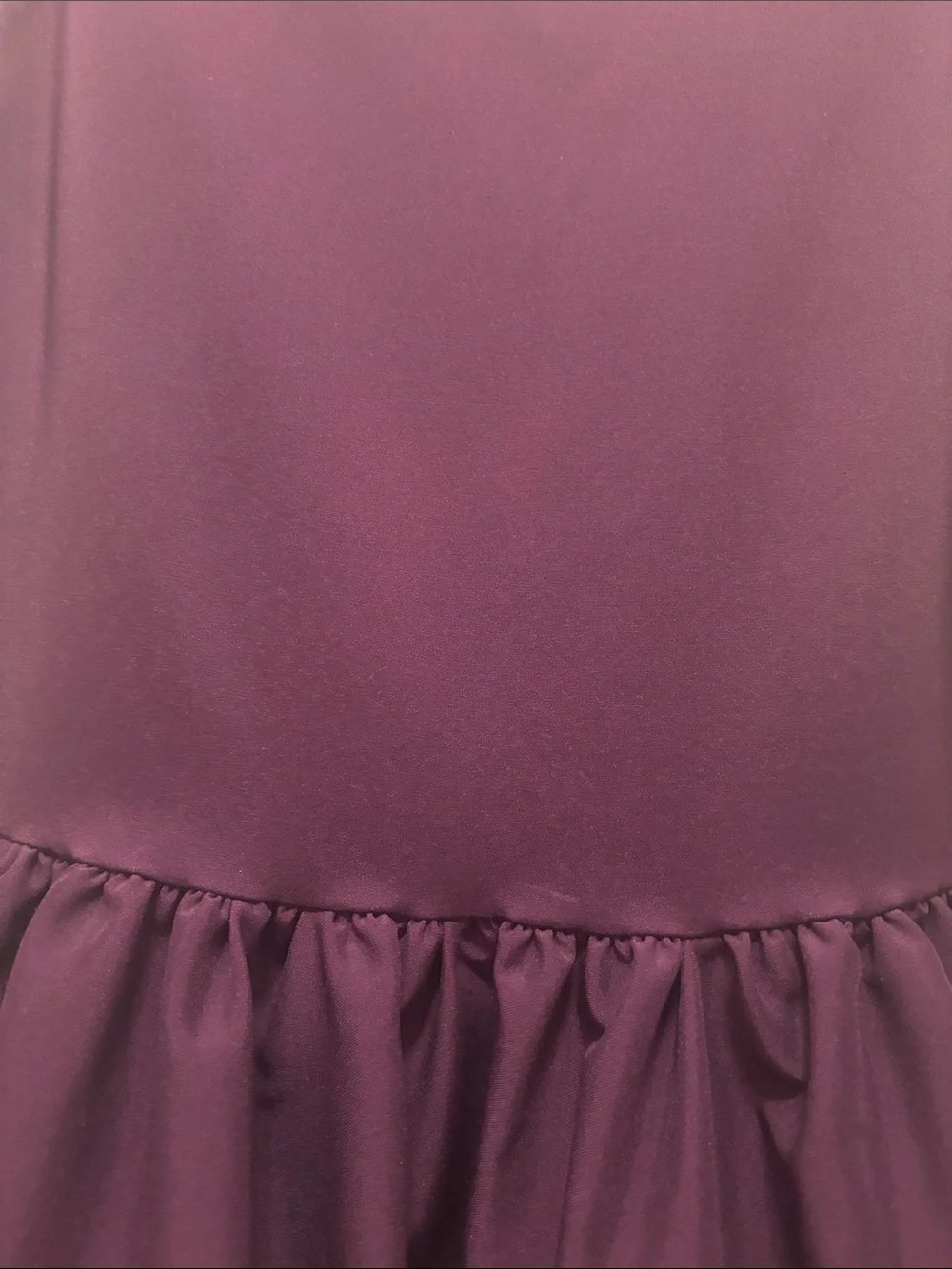 Zara Girls' Sleeveless Bow-Shoulder Dress in Plum